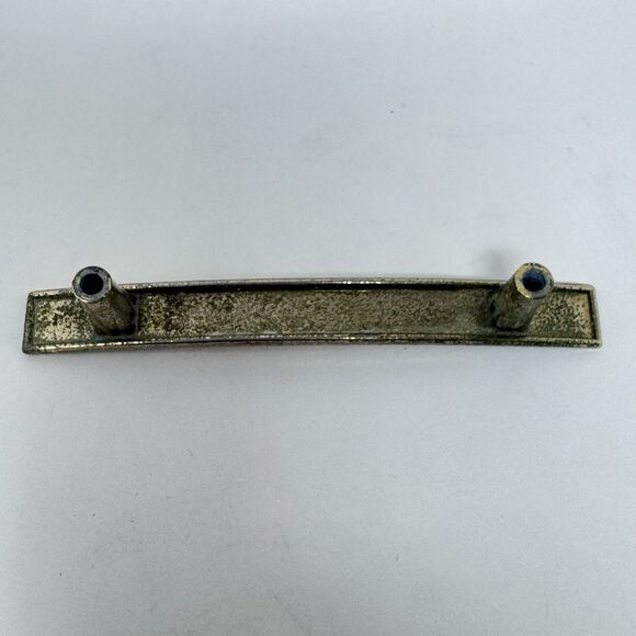 VTG Jaybee JB Manufacturing Corp MCM Mid Century White & Gold Drawer Handles x2 - Picture 4 of 9